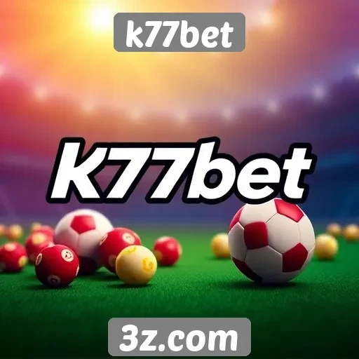 Variedade de jogos disponíveis no k77bet